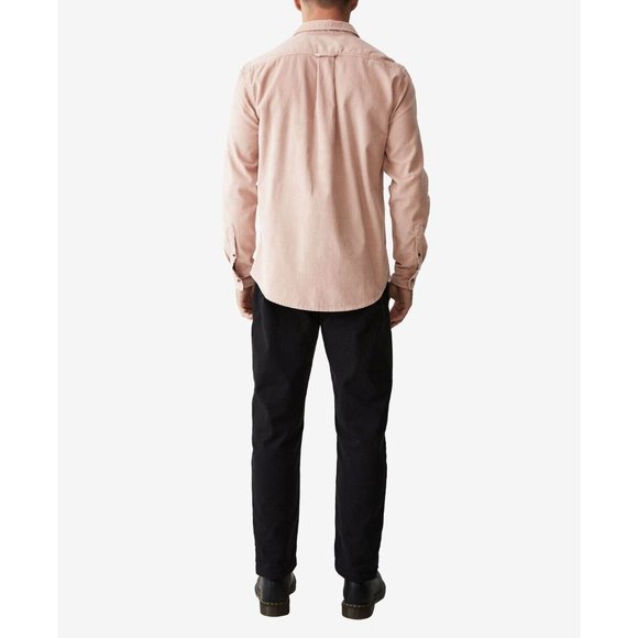 COTTON ON Men's Pink Haze Camden Long Sleeve Ribbed Shirt Size Large NWT W607AFA - Picture 2 of 3